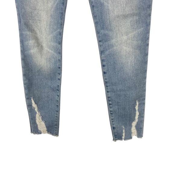 FRAME Le High Skinny Jeans Dove Lane Distressed Hem Size 28 - Picture 5 of 11